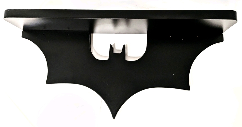 Bat Shelf for Goths & Fans of Batman - 18" Long x 4" Deep