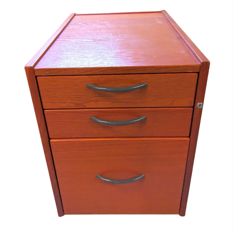 Great Rolling 3-Drawer Filling Cabinet 25.5" x 17" x 23"