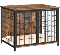 MAHANCRIS Dog Crate With Fur Flooring