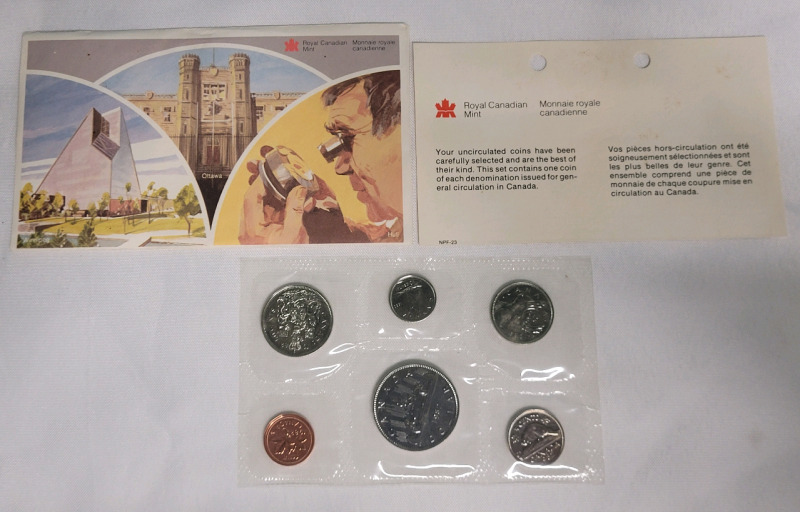 1982 Canadian Uncirculated Coin Set , Sealed