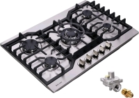 New Deli-mate 30" Gas Cooktop Stainless Steel Built-in 5 Burners - DM527-05