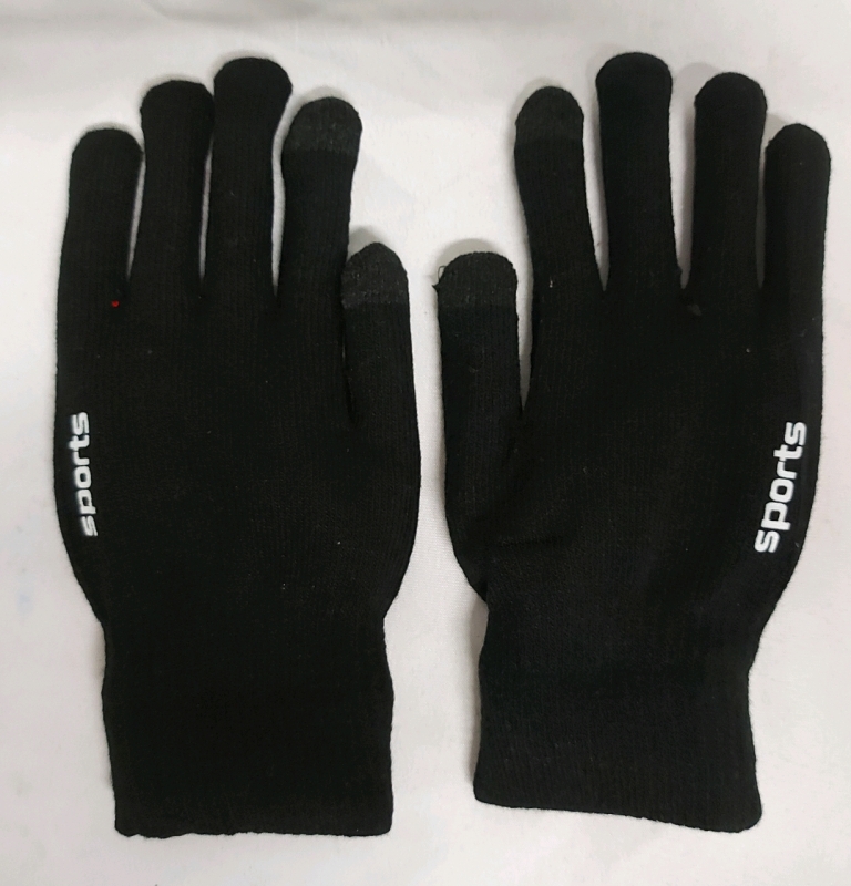 Warm Soft Gloves With Faux Fur Interior With Grip