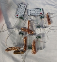 Innolife LED Fairy String Lights. 6 x 10ft light strands. Battery operated.