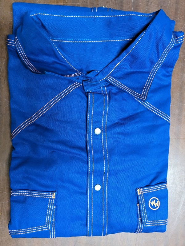 New Western Welder Work Shirt -Non FR - 3XL