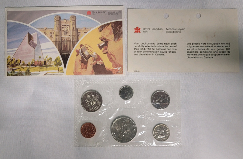 1982 Canadian Uncirculated Coin Set , Sealed
