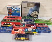 Large lot of new indoor outdoor lights light bulbs