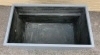 New Green Theory Large Trough Fiberglass Planters - 36"L x 20"W x 24"H - 3