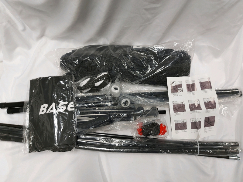 BaseGoal 7'x7' Baseball Softball Black Net And Tee *See Description*
