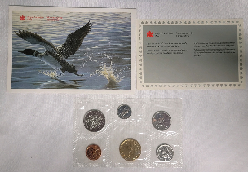 1989 Canadian Uncirculated Coin Set , Sealed