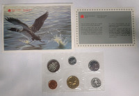 1990 Canadian Uncirculated Coin Set , Sealed