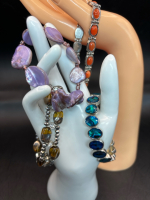 Four Bracelets each with Fabulous Colours