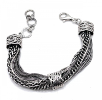 Silpada 925 Sterling Silver Talk of the Town Substantial Bracelet