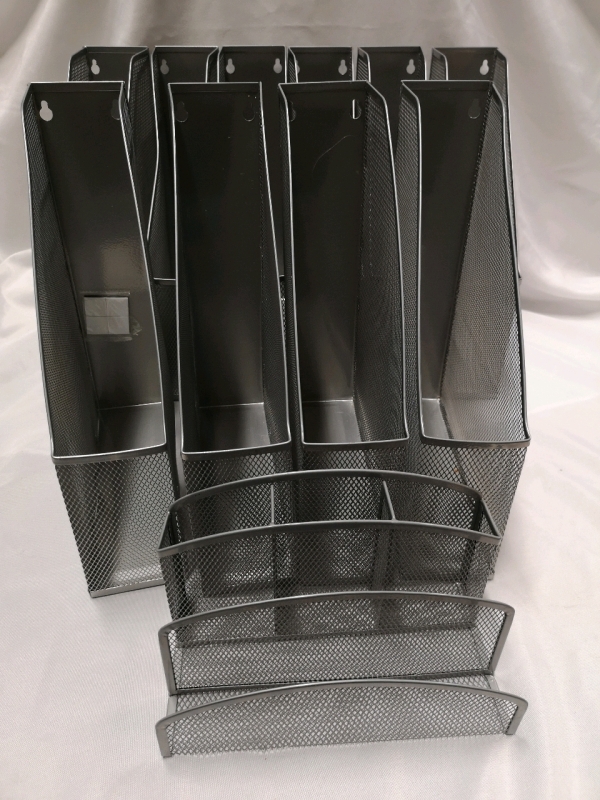 10x Magazine/Book Holders + Pen and File Folder
