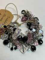 Swarovski Stones Crystal Cube Diamond Statement Bracelet