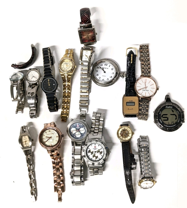Assorted Wrist Watches incl New Swiss Army, Adrienne Vittadini +