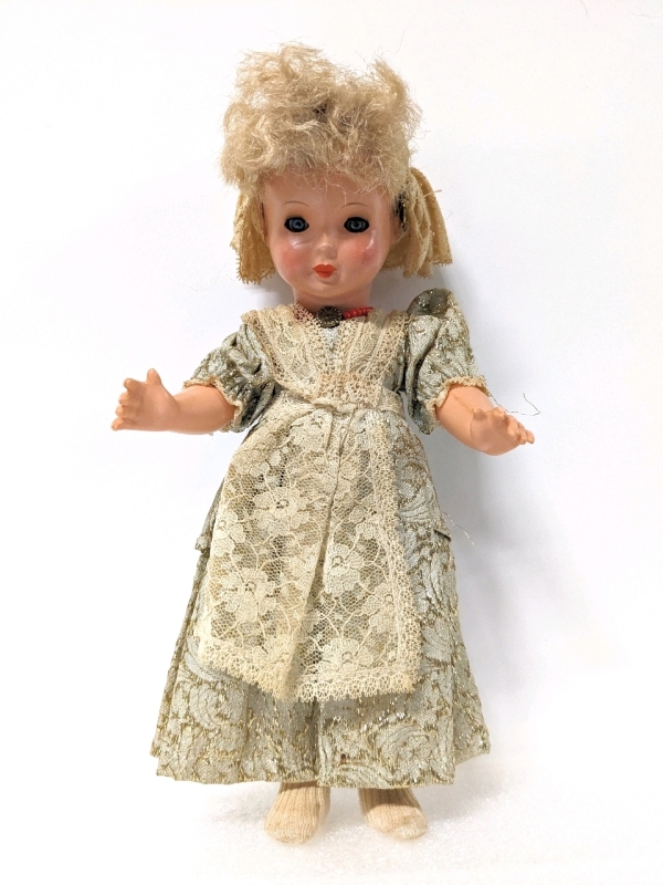 Vintage DOVINA Doll w Original Clothes 10" Tall Made in Rotterdam Holland