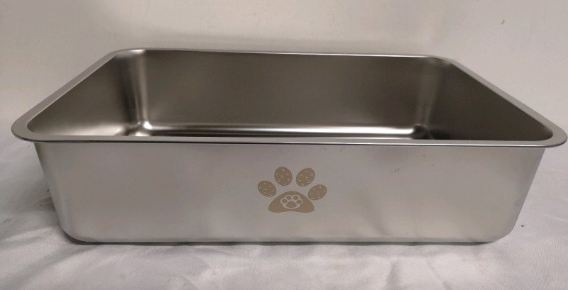 Metal Large Litter Box - 23.5"L x 15.5"W x 6.25"T