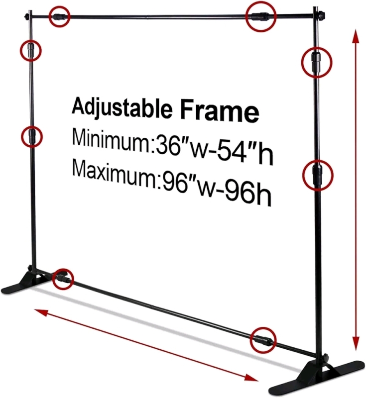 Like New Fudesy Backdrop Banner Stand