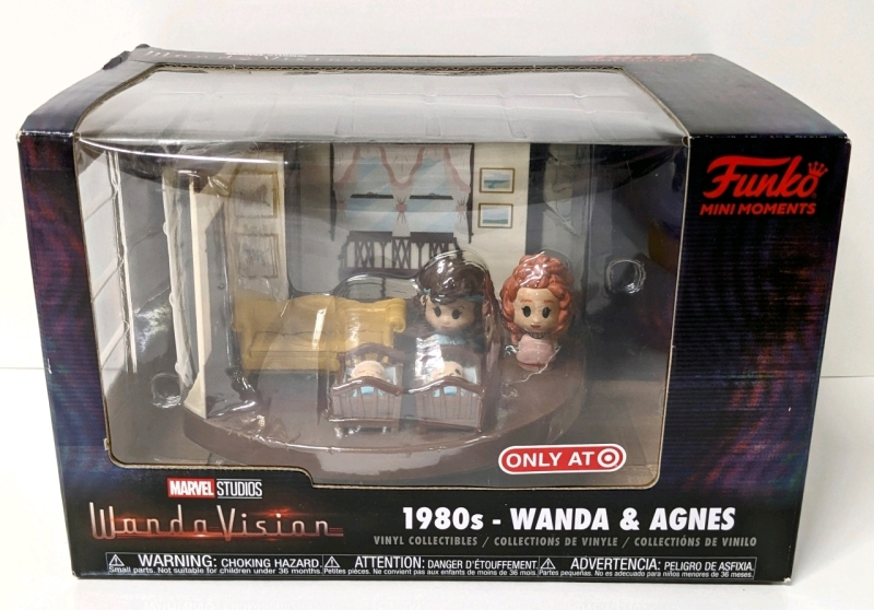 New FUNKO Mini Moments Marvel WANDA VISION 1980s - Wanda & Agnes Vinyl Collectibles (Target Exclusive)