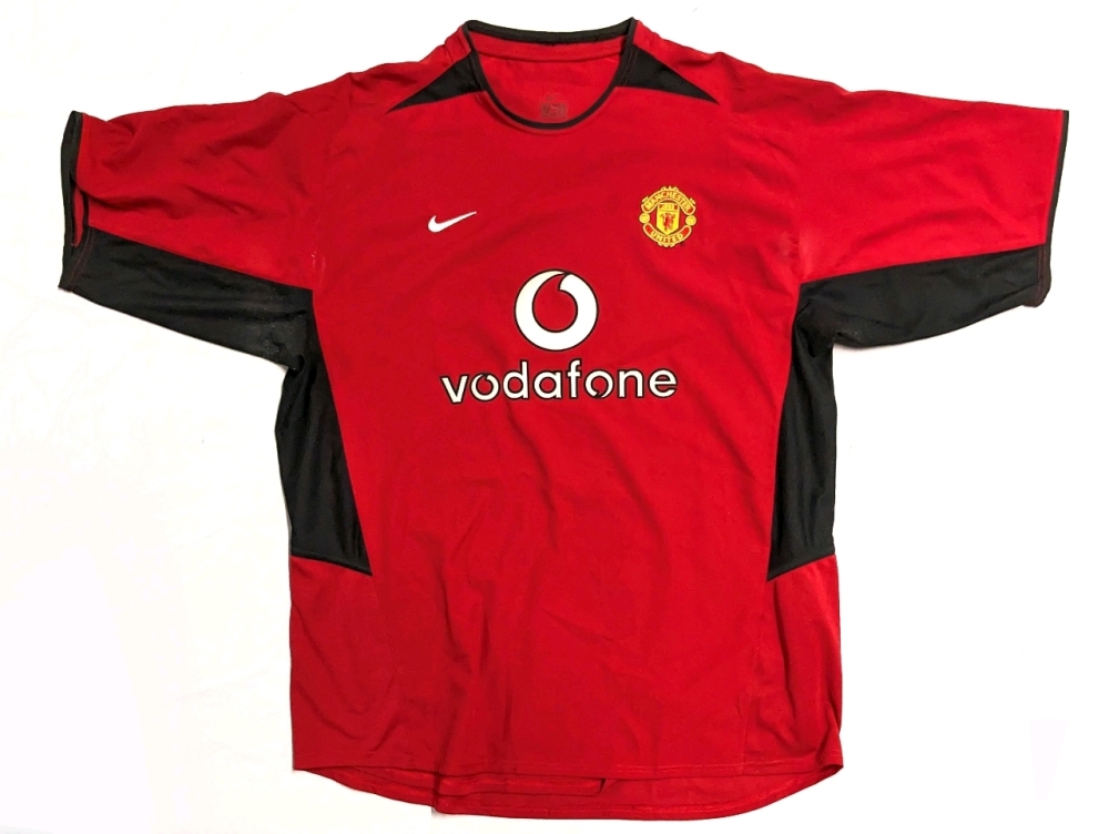 Manchester united vodafone jersey clearance