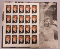 2000 US Postal ' Legends of Hollywood : Lucille Ball ' Stamp Sheet , 34 Cent Stamps