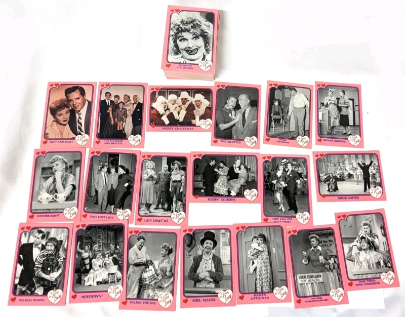 COMPLETE Set of 110 Vintage I LOVE LUCY Trading Cards