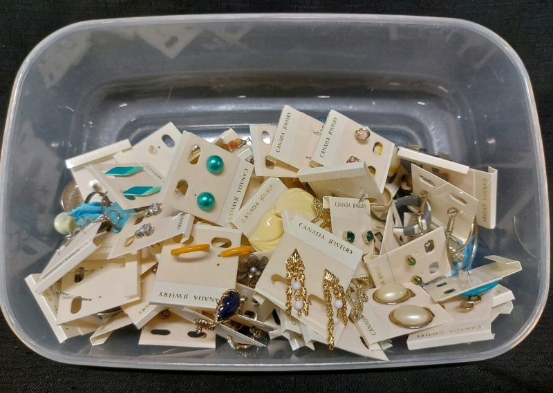 Bin Of Unsorted Earrings