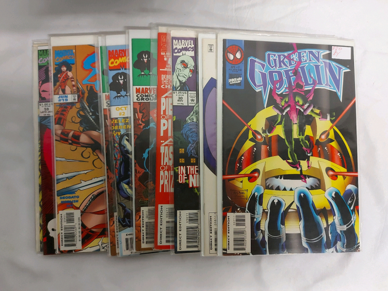 Lot Of 12 Marvel Comics In Good Condition