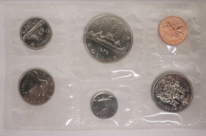 1979 Canadian Uncirculated Coin Set , Sealed