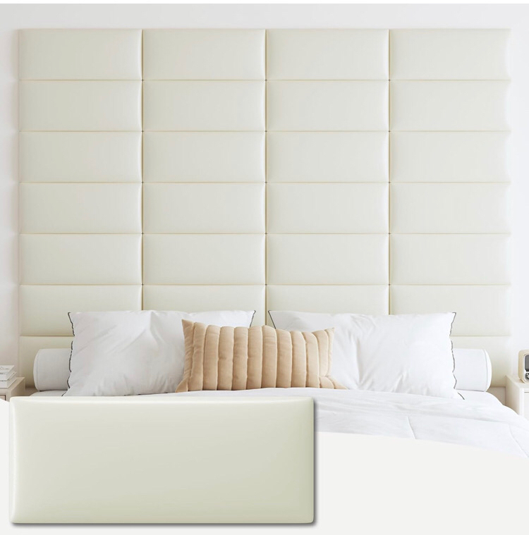 New 9 Panels IFNOW Wall Mounted Headboard, Upholstered Headboard 23.62”x9.84”