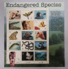 1995 US Postal ' Endangered Species ' Stamp Sheet . 32 Cent Stamps