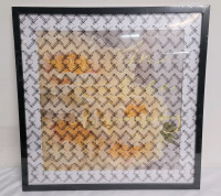 New - 25"&times;25" Picture Frame with White Matting