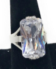 Large Crystal Moonlight Statement Ring - 2