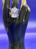 Large Crystal Moonlight Statement Ring - 3