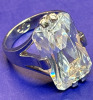 Large Crystal Moonlight Statement Ring - 5