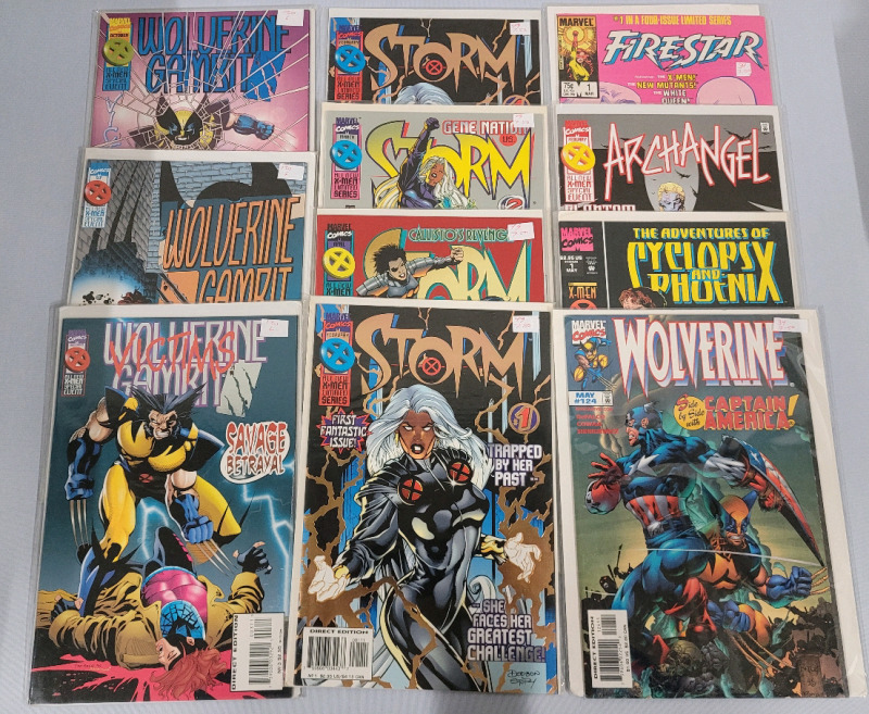 Marvel Comics X-Men Heros Comic Book Lot . 11 Issues , All Bagged & boarded