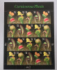 2000 US Postal ' Carnivorous Plants ' Stamp Sheet , 34 Cent Stamps