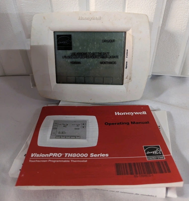 Honeywell Vision pro 8000 Touchscreen Thermostat.