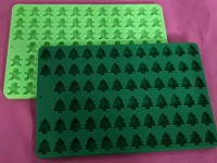 2 New Silicone Christmas Chocolate Molds - Gingerbread Men & Christmas Trees
