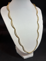 Designer Signed Amerikaner Wave Necklace.