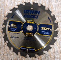 New Irwin Marathon 6.5" Framing/Ripping Saw Blade. 20 Teeth.