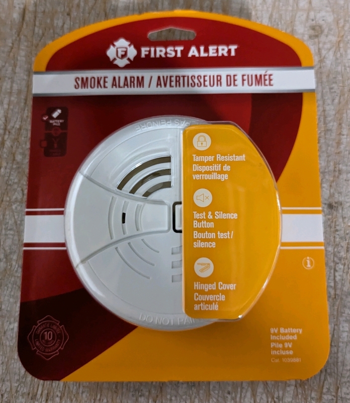 New First Alert Smoke Alarm