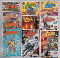 DC Comics LOBO (6 comics) & Firestorm (4 comics) Comic Lot . All Comics Bagged & Boarded