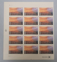 1999 US Postal ' Grand Canyon ' Stamp Sheet , 60 Cent Stamps