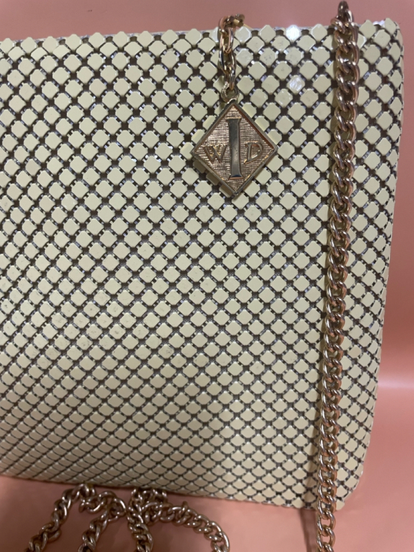 Whiting and Davis mesh purse