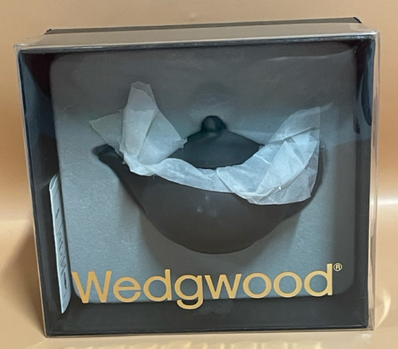 Wedgwood black mini teapot