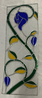Stained glass 24&rdquo; panel