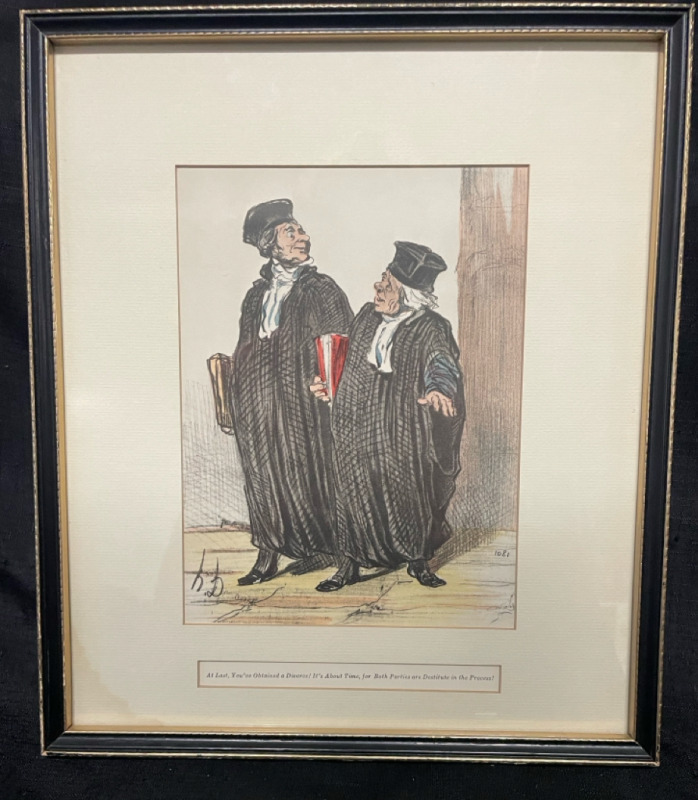 Vintage lawyer print