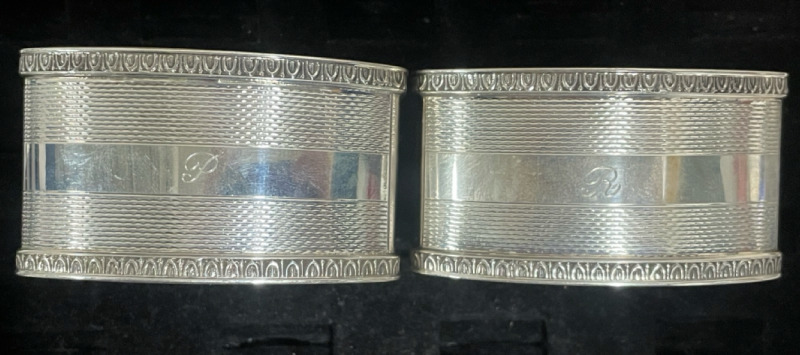 2 800 Silver Hallmarked napkin holders