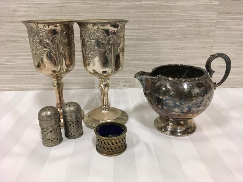 Vintage Lot of Silverplate Items